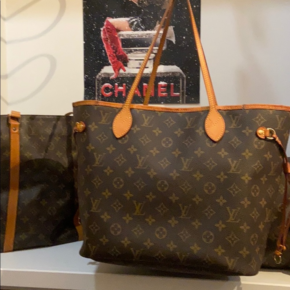 LV neverfull MM with insert TRADED!